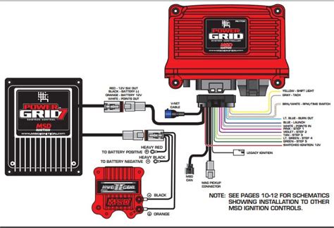 MSD raised the bar even higher with the revised Digital 6AL Ignition Control The wiring of the Digital 6AL is routed out one end of the unit through a sealed. . Msd grid wiring diagram